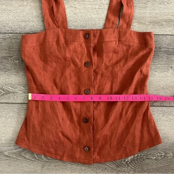 Linen Handmade Studio ava top button down - Picture 2 of 7